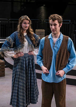 Promotional photos for Clever Jack an original production written and directed by Omar Hansen of the BYU-Idaho Theater Department.