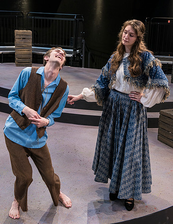 Promotional photos for Clever Jack an original production written and directed by Omar Hansen of the BYU-Idaho Theater Department.