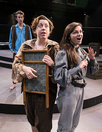 Promotional photos for Clever Jack an original production written and directed by Omar Hansen of the BYU-Idaho Theater Department.