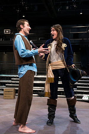 Promotional photos for Clever Jack an original production written and directed by Omar Hansen of the BYU-Idaho Theater Department.