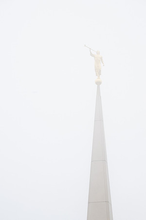 Rexburg Temple in the Fog - Nov 2025
