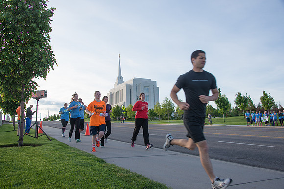 2015 Temple to Temple relay from Rexburg Temple to Idaho Falls Temple.