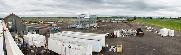 Livestock Center Construction- May 2015