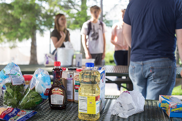 Life Skills held a "Chopped" Themed outdoor cooking class. Teams were given ingredients and a time limit of 30 minutes to complete their meal.