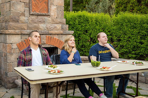 Life Skills held a "Chopped" Themed outdoor cooking class. Teams were given ingredients and a time limit of 30 minutes to complete their meal.