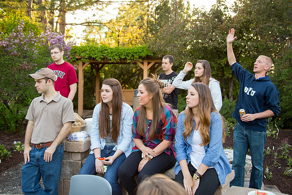 Life Skills held a "Chopped" Themed outdoor cooking class. Teams were given ingredients and a time limit of 30 minutes to complete their meal.