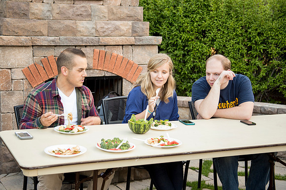Life Skills held a "Chopped" Themed outdoor cooking class. Teams were given ingredients and a time limit of 30 minutes to complete their meal.