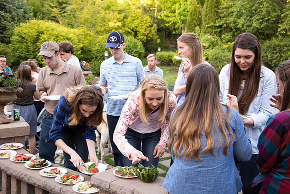 Life Skills held a "Chopped" Themed outdoor cooking class. Teams were given ingredients and a time limit of 30 minutes to complete their meal.