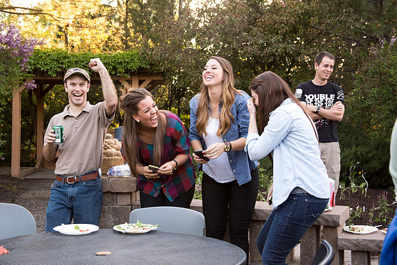 Life Skills held a "Chopped" Themed outdoor cooking class. Teams were given ingredients and a time limit of 30 minutes to complete their meal.