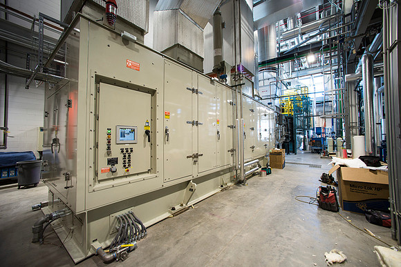The new Heating Plant at BYU-Idaho is more environmentally friendly and also has the ability produce enough electricity to sell back to the grid which will help pay for the facility.