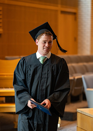 Graduates during convocation for the College of Language and Letters.