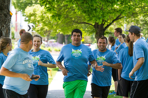 2015 Temple to Temple relay from Rexburg Temple to Idaho Falls Temple.