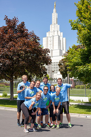 2015 Temple to Temple relay from Rexburg Temple to Idaho Falls Temple.