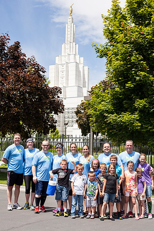 2015 Temple to Temple relay from Rexburg Temple to Idaho Falls Temple.