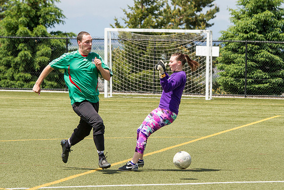 The Latino Association goes up against the French, ASL, Australian, and Italian Association during the World Cup Soccer Tournament.