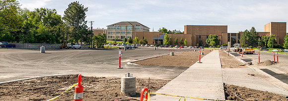Once fully completed, the new parking lot is expected to offer hundreds of new spaces for students.