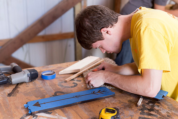 A Business Major works on various projects for Treasures Home Decor, an IBC Business.