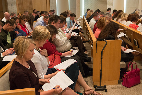 President Clark G. Gilbert conducts his first All Employee Meeting at BYU-Idaho.