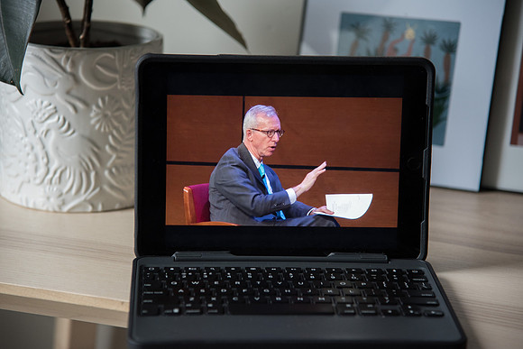 BYU-Idaho University Forum Livestream during the COVID-19 quarantine titled: Successfully Entering Your Career In Times of Economic Challenges featuring dean of Faculty Development Sid Palmer, direct