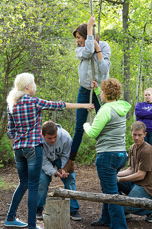I-Grow, a leadership retreat provided by the Outdoor Learning Center, at Badger Creek, helped participants learn to not fear failure and become better at trying new things.