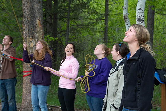 I-Grow, a leadership retreat provided by the Outdoor Learning Center, at Badger Creek, helped participants learn to not fear failure and become better at trying new things.