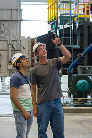 Construction is finishing up at the new heating plant, and the building will soon be operational.