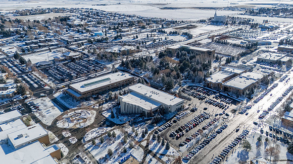 Winter Aerials of Rexburg - Dec 2025