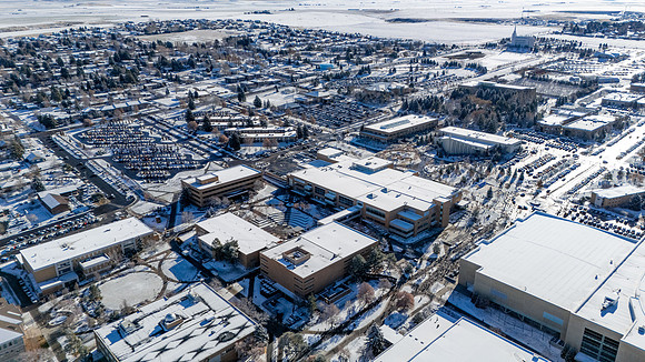 Winter Aerials of Rexburg - Dec 2025