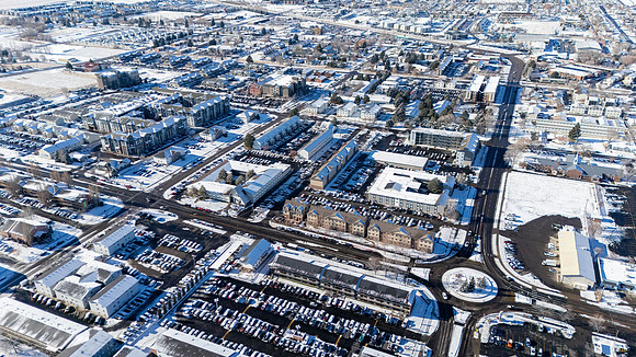 Winter Aerials of Rexburg - Dec 2025
