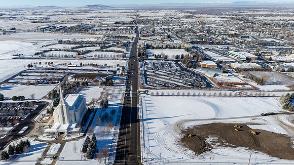Winter Aerials of Rexburg - Dec 2025