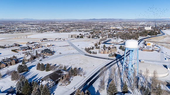 Winter Aerials of Rexburg - Dec 2025