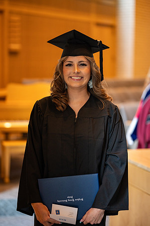Graduates during convocation for the College of Language and Letters.