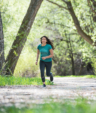 As a student and avid runner here in Rexburg Idaho, Krystal has many options for places to run, including through farm fields and city parks, like Eagle Park.