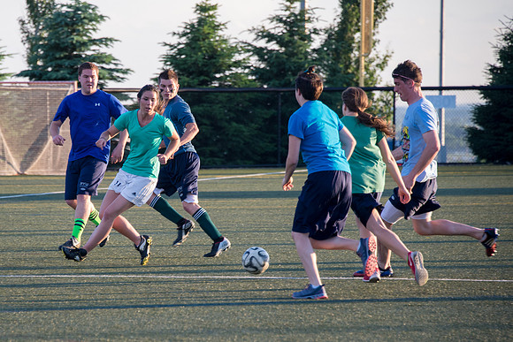 Ward Teams play Rec Soccer.