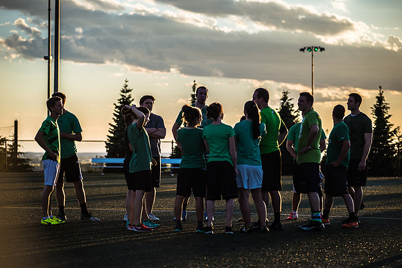 Ward Teams play Rec Soccer.