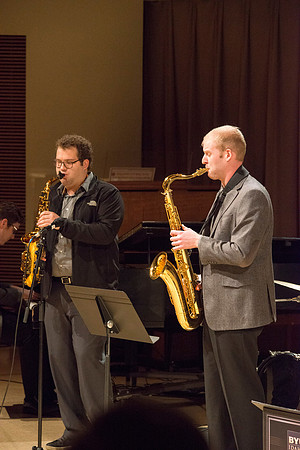 The Jazz Band perform at the Brigham Young University-Idaho Department of Music Showcase.