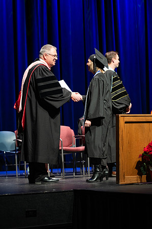 Graduates during convocation for the College of Academic Success & Interdisciplinary Studies. Speakers: Kevin Brower, Jenna Kate Wilson, Tyler Christensen
