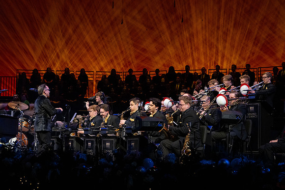 Laura Osnes performs during the Christmas concert with BYUI Student music programs.