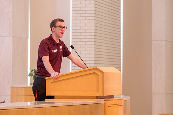 Students are welcomed to the Conference by a Disciple Leadership council member.