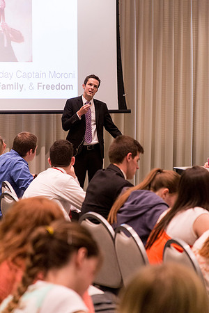 Home and Family Faculty Member Timothy Rarick speaks to students about Disciple Leadership in the family.