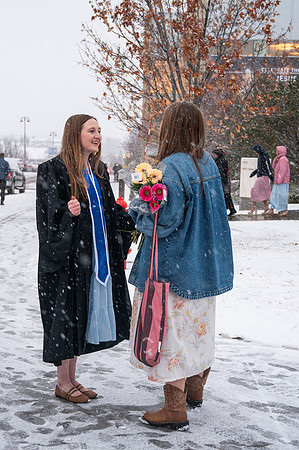 Candids for Graduation in the Snow