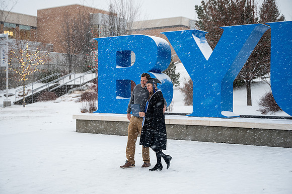 Candids for Graduation in the Snow