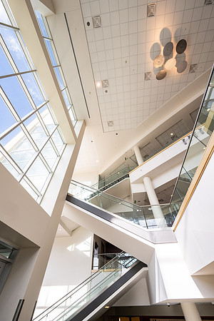 Interior of the BYUI Center.