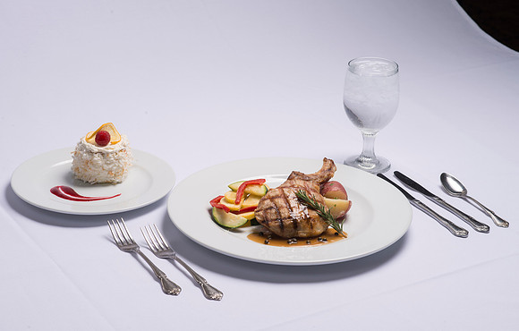 BYU-Idaho Food Service Catering. Cranberry Pork Loin Perfectly seasoned, Pork Loin covered in tangy Cranberry Orange sauce. Served with Herb Roasted Red Potatoes