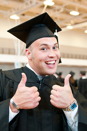 Commencement during graduation spring 2012