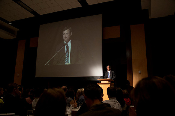 President Gilbert shared his remarks to close the banquet.