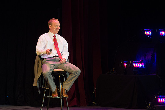 Stuart Draper, CEO and Founder of GetFoundFirst.com and Stukent.com, speaks at Power to Become.