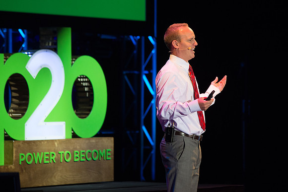 Stuart Draper, CEO and Founder of GetFoundFirst.com and Stukent.com, speaks at Power to Become.
