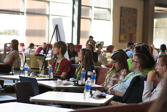 The Power to Become (P2B) Conference encourages students, alumni and guests to discover their passion, tell their story and to network effectively. P2B is not a traditional professional development co