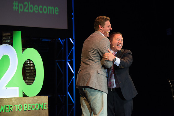 Randy Garn,Co-Founder of Hero Partners, speaks at Power to Become.